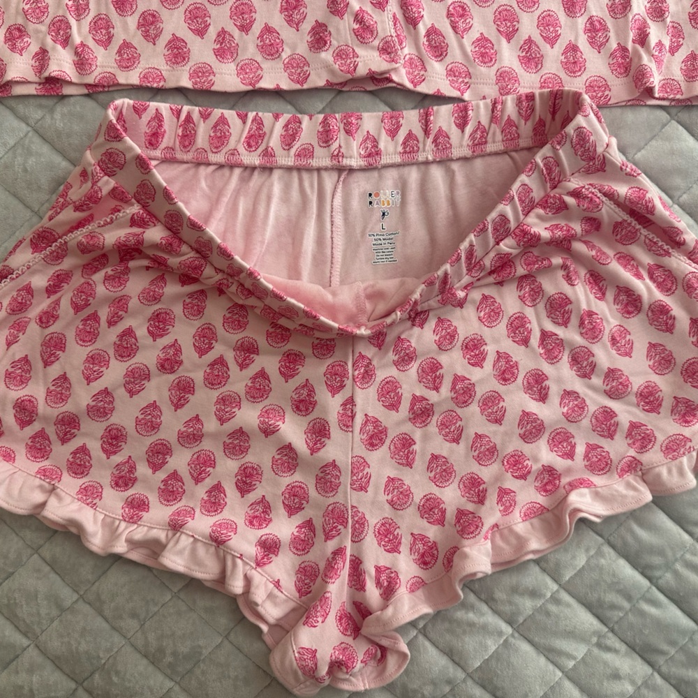 Roller Rabbit Daisy Paisley Wyatt Polo Pajamas set - Picture 4 of 4